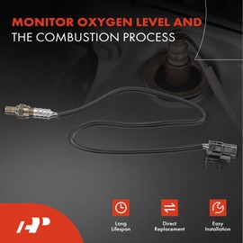 A-Premium O2 Oxygen Sensor Compatible with Nissan Frontier 2001-2002 3.3L, Downstream Left and Right, 2-PC Set, Replace# 226A00W001, 226A00W002