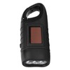 Hand Crank Solar Powered Flashlight Emergency Rechargeable LED Flashlight Self