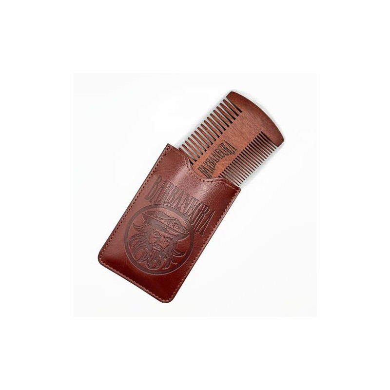 Barbanegra Legendary's Peine de madera para barba y bigote con
