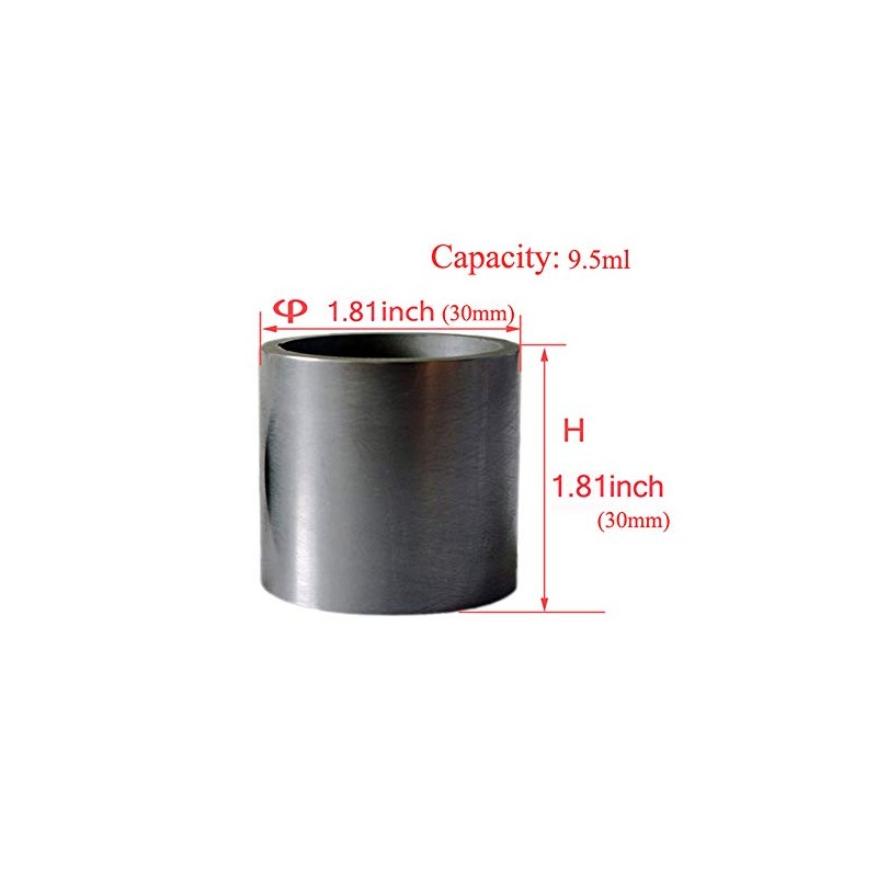 LLF Smelting Lab Graphite Crucible with Cover Lab Supply (LAB30*30)