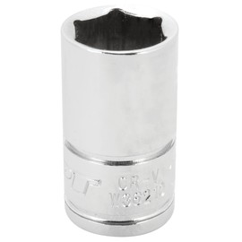 Performance Tool W36210 Chrome 1/4 Drive 6-Point Socket, 10mm