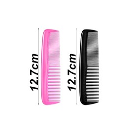 Styling Comb, Pack of 4 Plastic Hair Combs, Pocket Hair Combs, Hair Cutting Combs with Fine and Standard Teeth, Styling Combs, Hair Care Tool