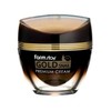 Farmstay Gold Snail Premium Pure Gold Snail Cream, 50ml, 1pc Wrinkle Improvement Whitening / 팜스테이 골드 스네일 프리미엄 순금 달팽이 크림, 50ml, 1개 주름개선 화이트닝