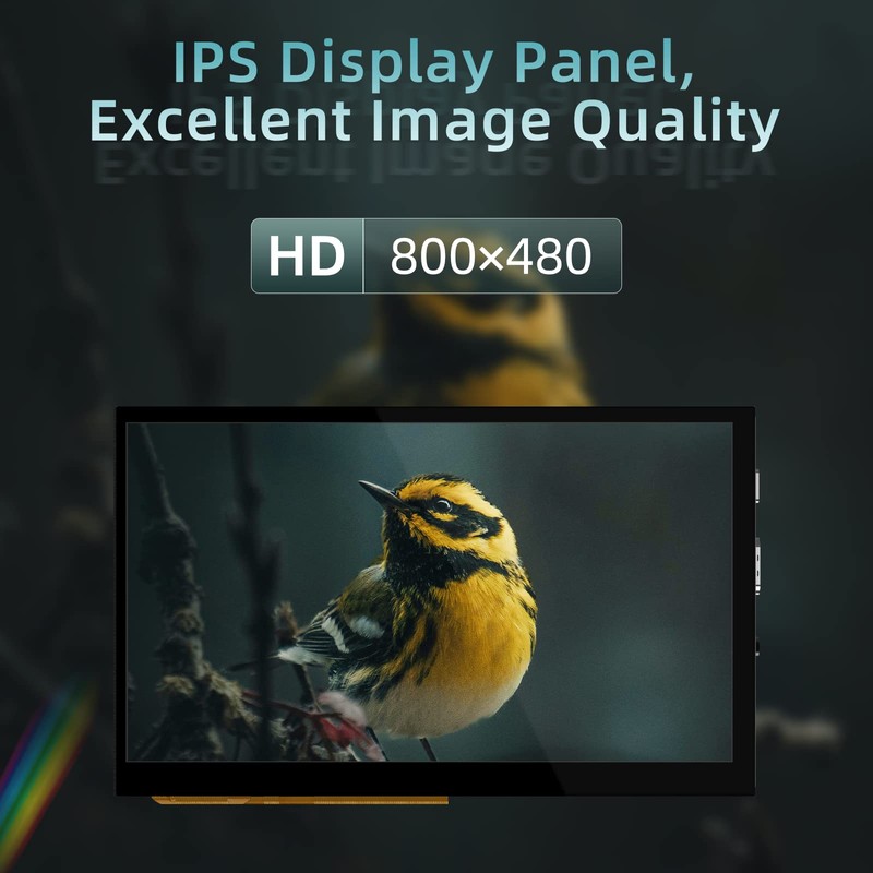 BIGTREETECH - visualización táctil HDMI de 5 pulgadas, 800 x