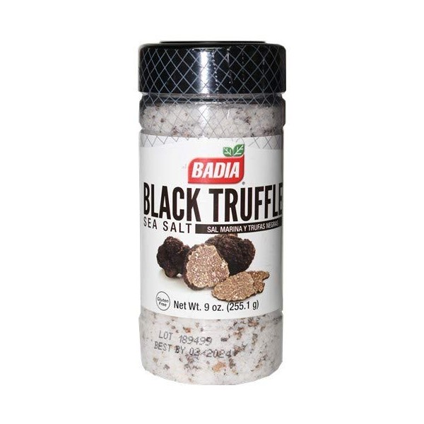 Badia Black Truffle Sea Salt 9 oz
