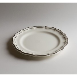 GIEN 1692B6AB Gian Fillet Taupe Dessert Plate
