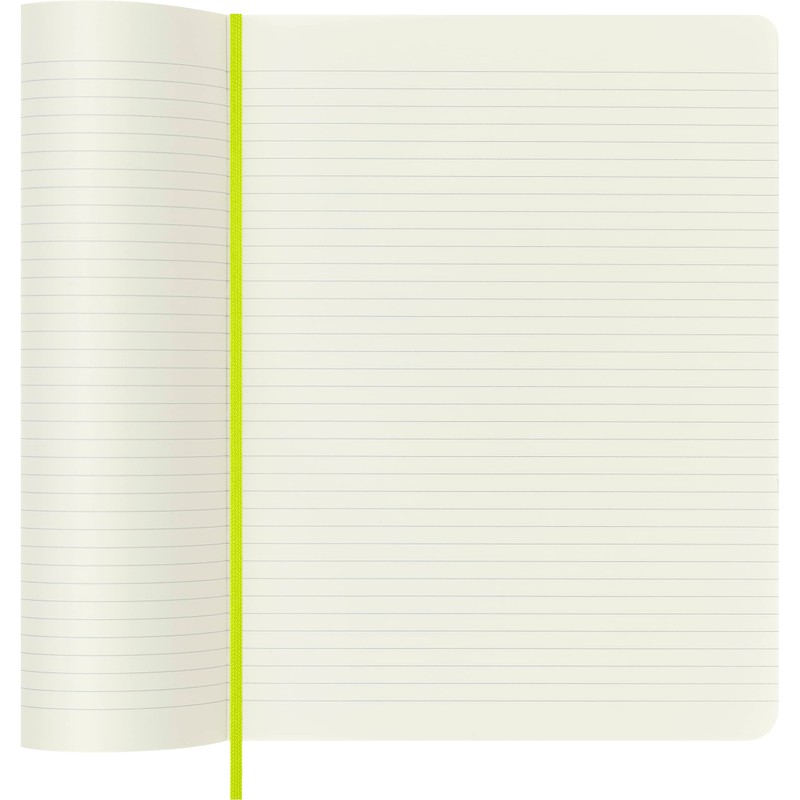 Moleskine - Classic Notebook, Ruled Notebook, Soft Cover and Elastic