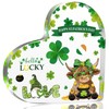 YAANUNULU Happy St Patricks Day Decor Gifts for Table Office