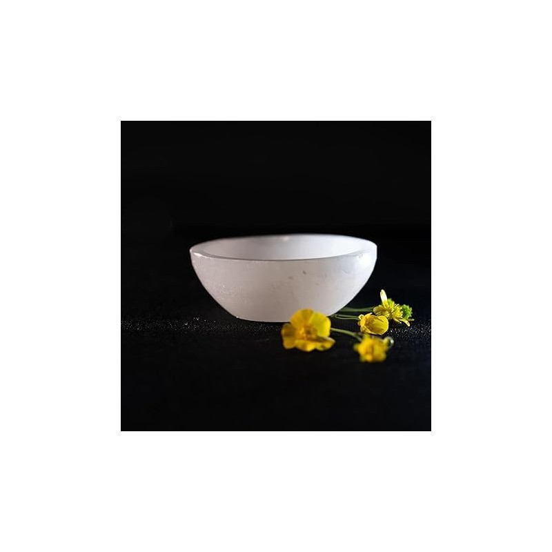 Heimtex Heimtex Selenite Crystal Bowl - Round Selenite Crystal Cleansing
