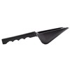 2 Pack Drainage Plastic Utility Ice Scoop 10 ounces Black,