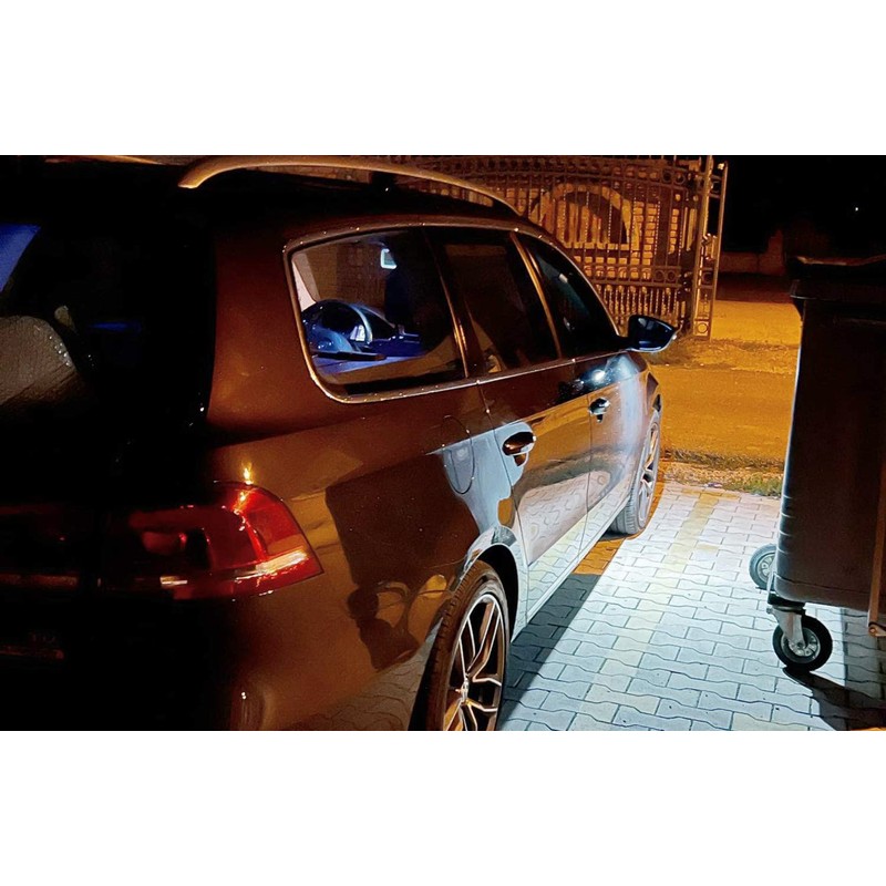 iJDMTOY White LED Under Side Mirror Puddle Lights Compatible With