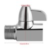 Three-Way Shower Diverter 3 Way Brass Chrome Diverter G 1/2"