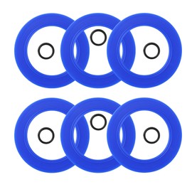 Flush Valve Seal for American Standard and Eljer Toilets, 6-Pack Upgraded Silicone Rubber, 7301111-0070A Replacement for Champion 4 and Titan 4, Replacements Flush Valve Seal Kit