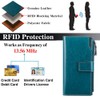 SENDEFN Ladies Purse,Large Capacity Genuine Leather Women's Wallet with Multiple