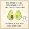 Mr. & Mrs. Panda Avocado Couple Cosmetic Bag, yellow, Hand