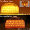 LEAVAN 2Pcs Turn Signal Fit for Peterbilt, 31 LED Triangle