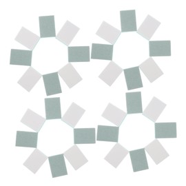 OHPHCALL Mini Nail Art Sponge Blocks 50pcs Nail Filing Tools Manicure Kit for Women