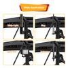WeiSen 2 PCS UTV Pro-fit Roll Cage Whip Light Mount,