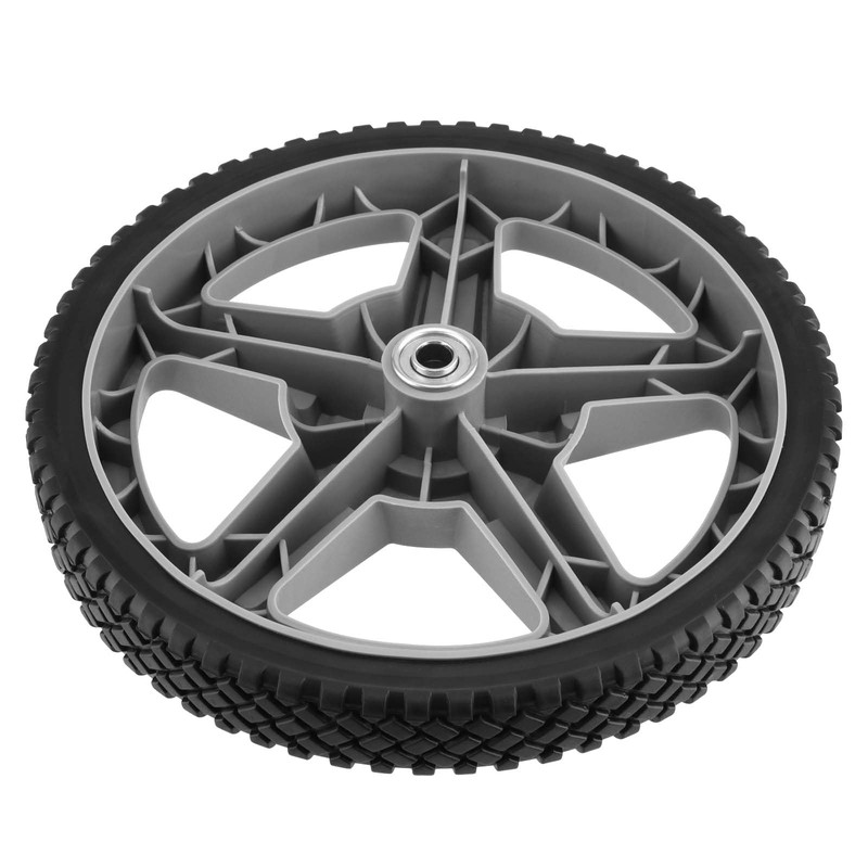 PINGEUI 2 Pack 12" x 1.75" Plastic Spoked Wheel, 1/2"
