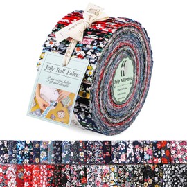 Jelly Roll Fabric, Quilting Fabric, Jelly Roll Fabric Strips, Fabric Jelly Rolls for Quilting, Quilting Fabric for Crafting Blanket Home Decor Patchwork