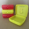 Tupperware Sandwich Keeper (Set of 4) Brownie Wise Red Yellow