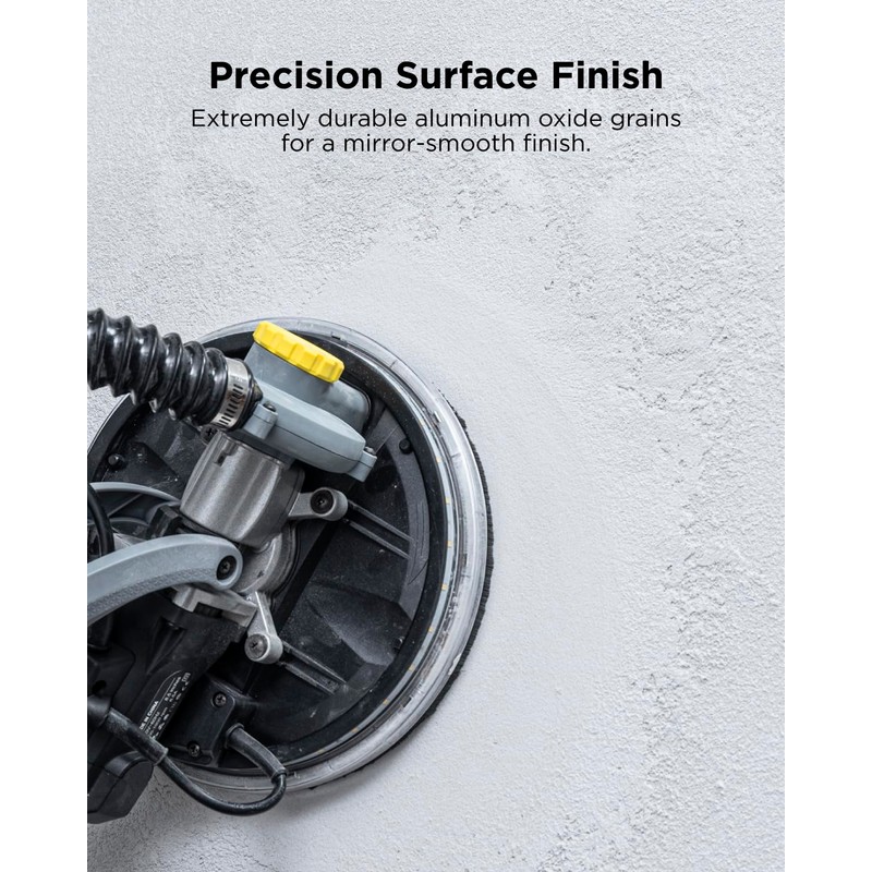 InoKraft Mesh Abrasive 9 inch Drywall Sander Sandpaper, Dust-Free Hook
