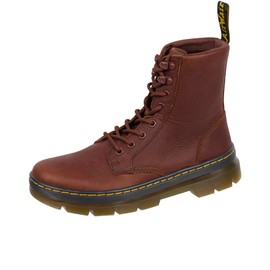 Dr. Martens Unisex Combs Leather Fashion Boot, Cashew Ambassador, 14 US Women