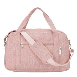 for Ryanair Airlines Cabin Bag 40X20X25cm Underseat Foldable Travel Duffel Bag Holdall Tote Carry on Luggage for Women and Men 20L (Pink)