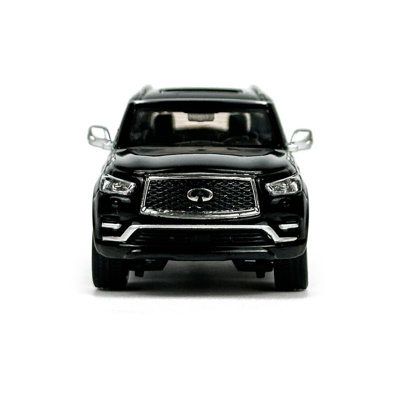 Paudi Model 1/64 Infiniti 2020 QX80 Collection Complete Black Mini