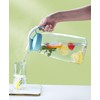 Frcctre 2 Pack Plastic Water Pitcher with Lid, 74 Oz