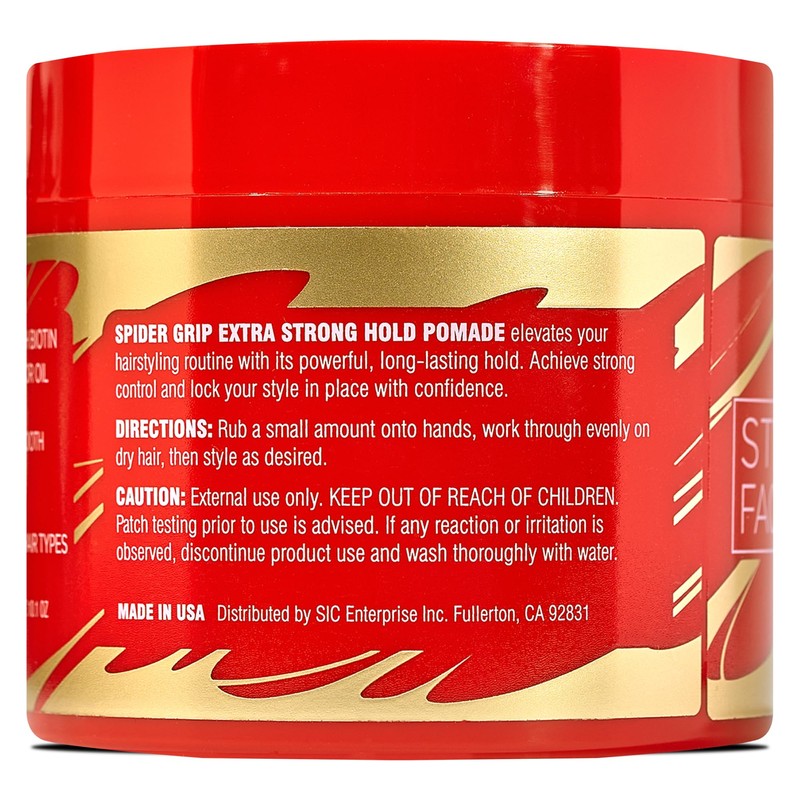 Style Factor Spider Grip Extra Strong Hold Pomade for Men