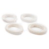 TheBeadChest White Camel Bone Ring Beads (Set of 4)