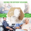 ZOLIQUEX Toilet Safety Rail for Seniors with 2 Reinforced Nuts,