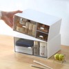 OSteed Desktop Stackable Storage 1 Drawer, White Plastic Stationery Drawer