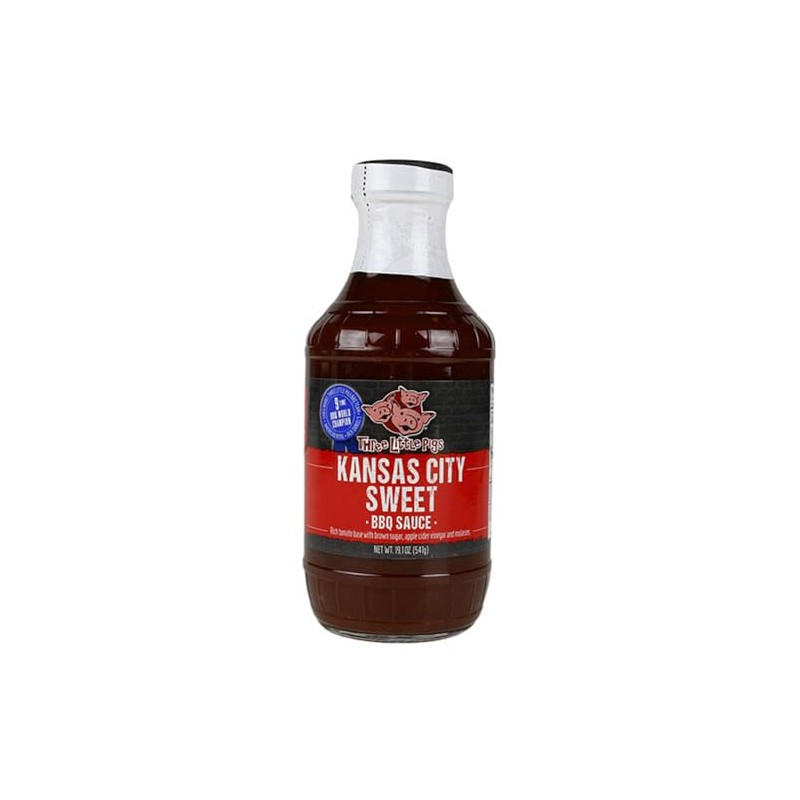 THREE LITTLE PIGS" Kansas City Sweet Sauce - 19.5 Ounce
