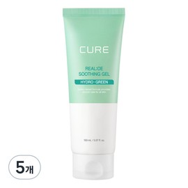 Kim Jeong-moon Aloe Lassence Roe Cure Realaloe Soothing Gel, 150ml, 5 pcs / 김정문알로에 라센스 로에 큐어 리알로에 수딩젤, 150ml, 5개