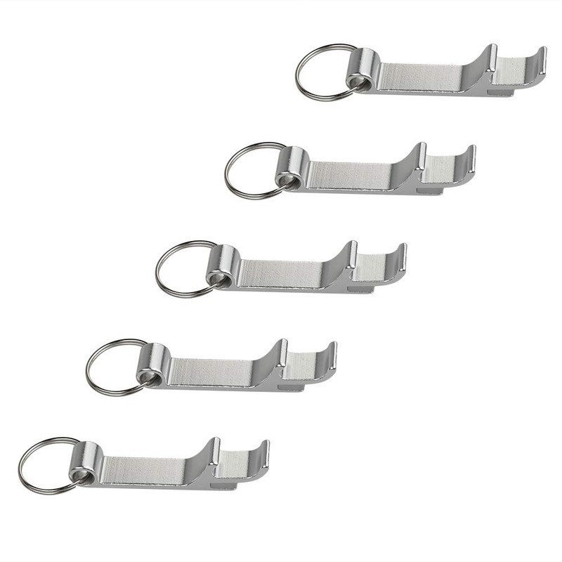 Anbers Keychain Bottle Opener, 10 Packs Mini Pocket Beer Opener