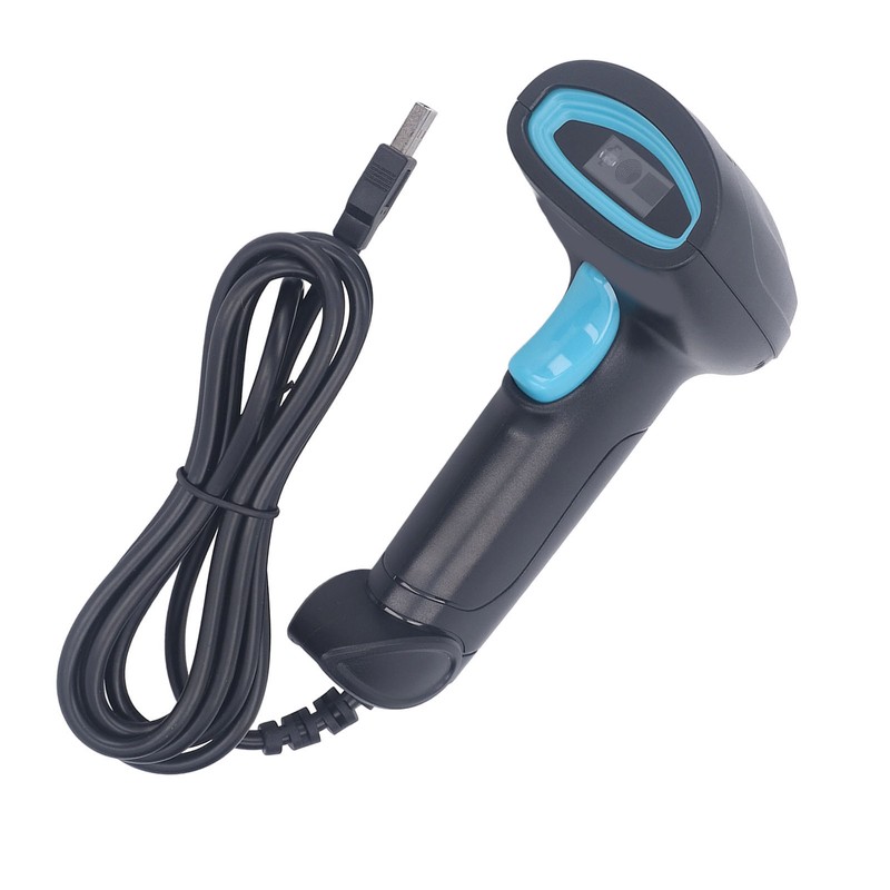 Wired Barcode Scanner High Accuracy Quick Response Smart Voice QR