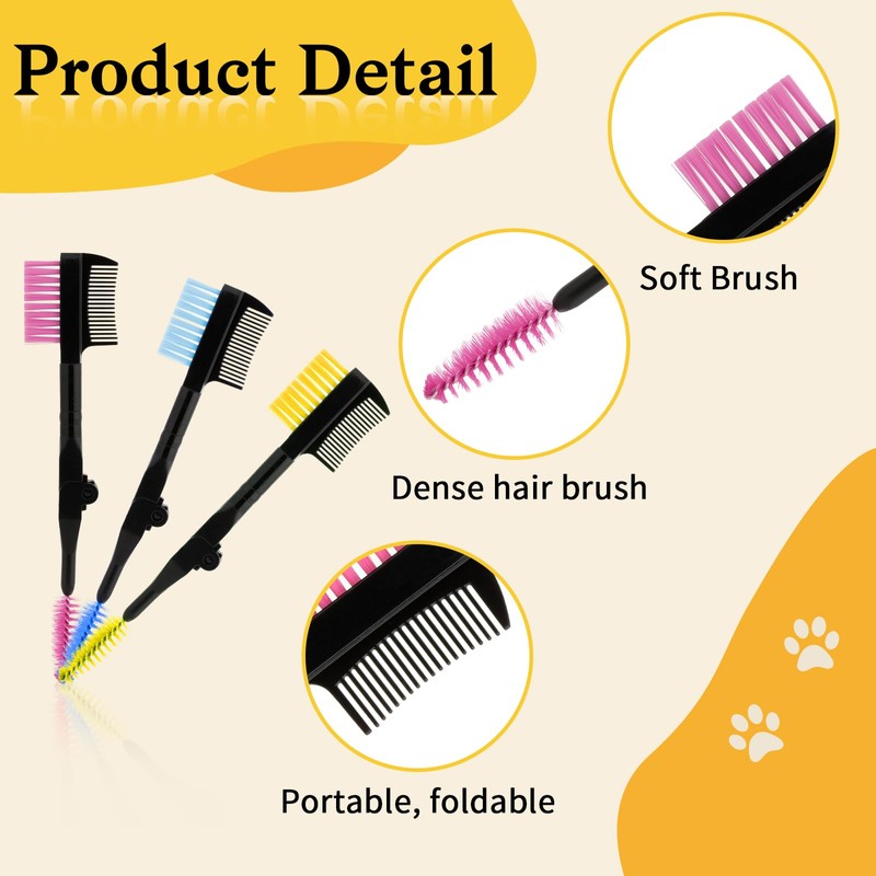 3 Pcs Eye and Tear Stain Grooming Combs - Removing