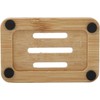 Kandid Eco-Friendly Bamboo Soap Dish with Drainage Slots - Natural