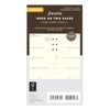 Filofax Personal week on two pages cotton cream 5 Language