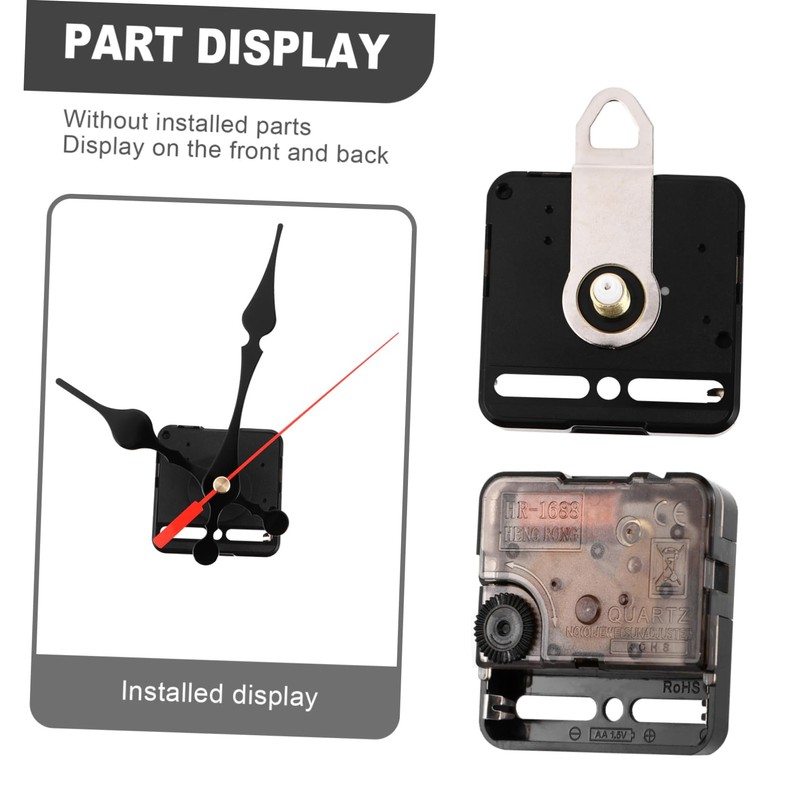 SHINEOFI 3 Sets DIY Clock Movement Replacement Kit Silent Clock