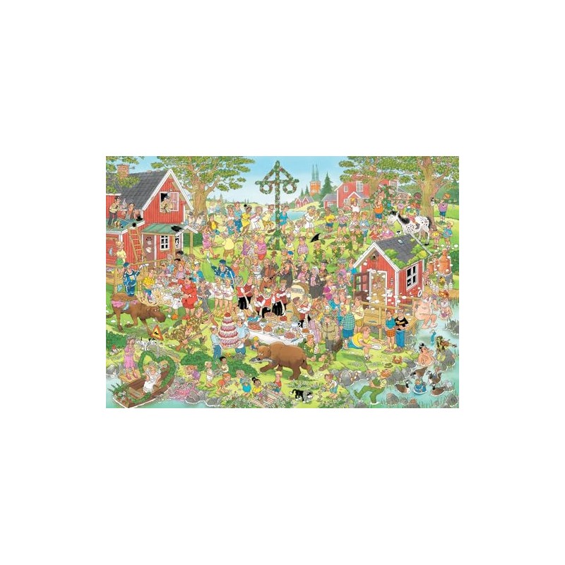 Jan Van Haasteren Puzzle Midsummer Festival 1000 Pieces