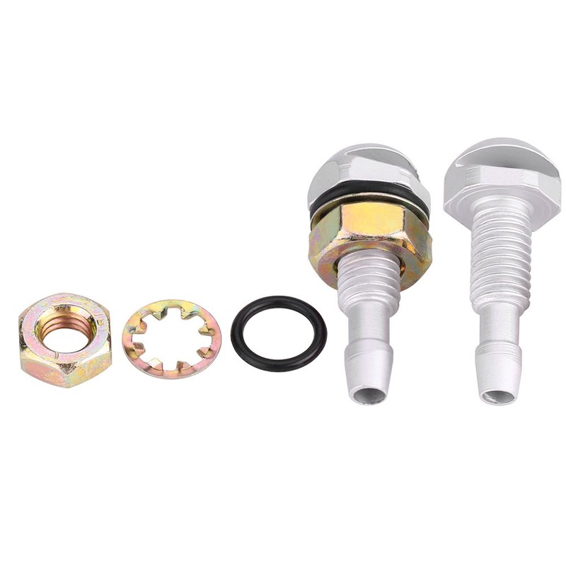 Windshield Sprayer, 2pcs Universal Aluminum Alloy Car Auto Front Windshield