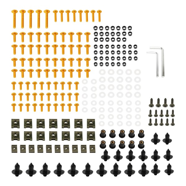 NiceCNC CNC Complete Fairing Bolts Kit Screws for Kawasaki Ninja