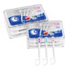 Mini Cepillos de Dientes Desechables 4 en 1 con Doble