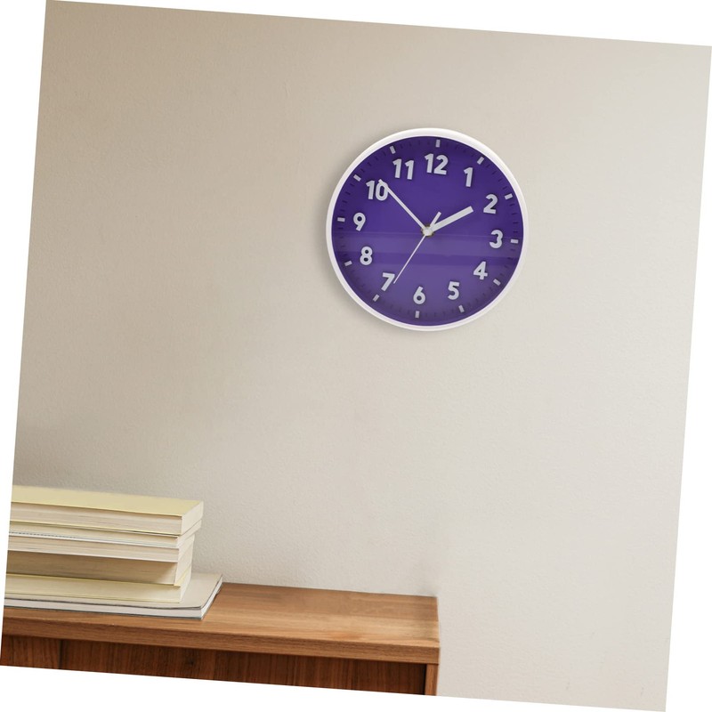 Levemolo 8 Inch Silent Wall Clock Digital Display Boho Decor