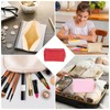 sourcing map PU Leather Square Makeup Bag, Waterproof Cosmetic Organizer