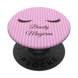 Cute Pink Esthetician Beauty Magician Eyelashes