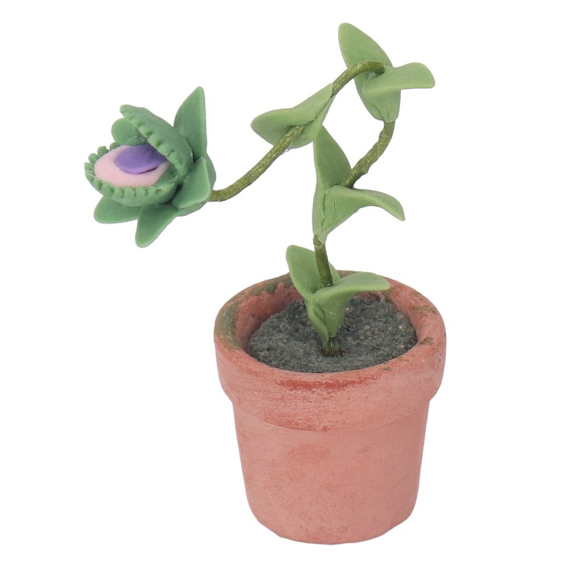 Mini Dollhouse Plant Simulation Realistic Vivid Portable Dollhouse Miniature Potted